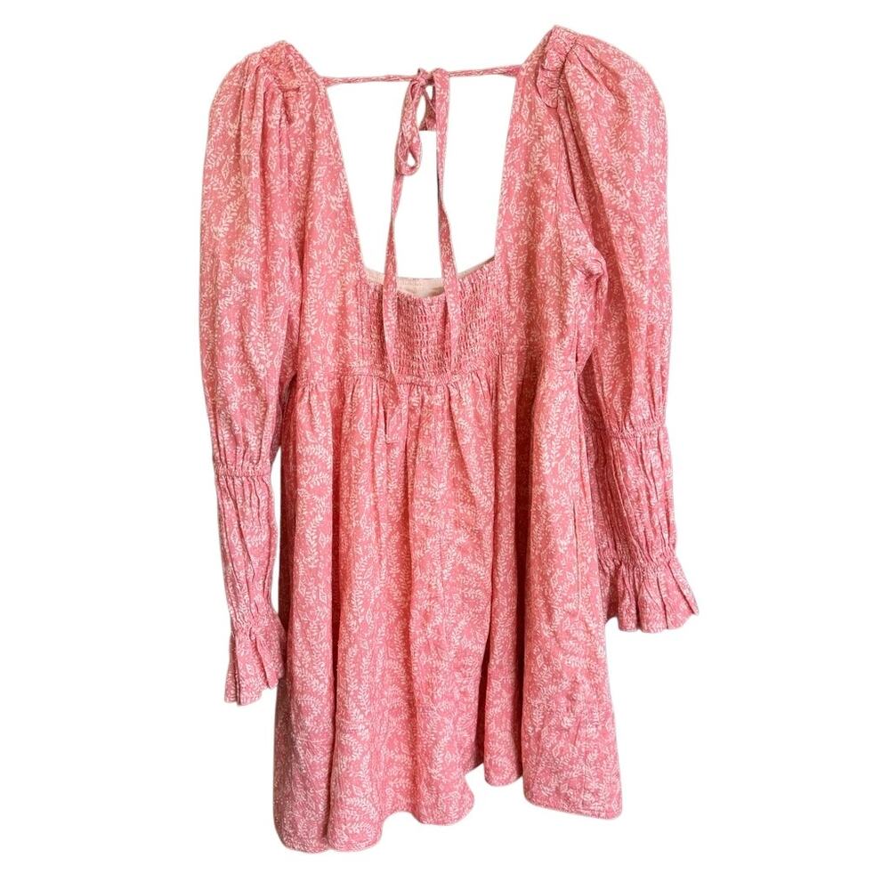 Anthropologie Pilcro Long Sleeve Babydoll Mini Dress‎ Size Medium MSRP $158 Puff - Picture 3 of 15
